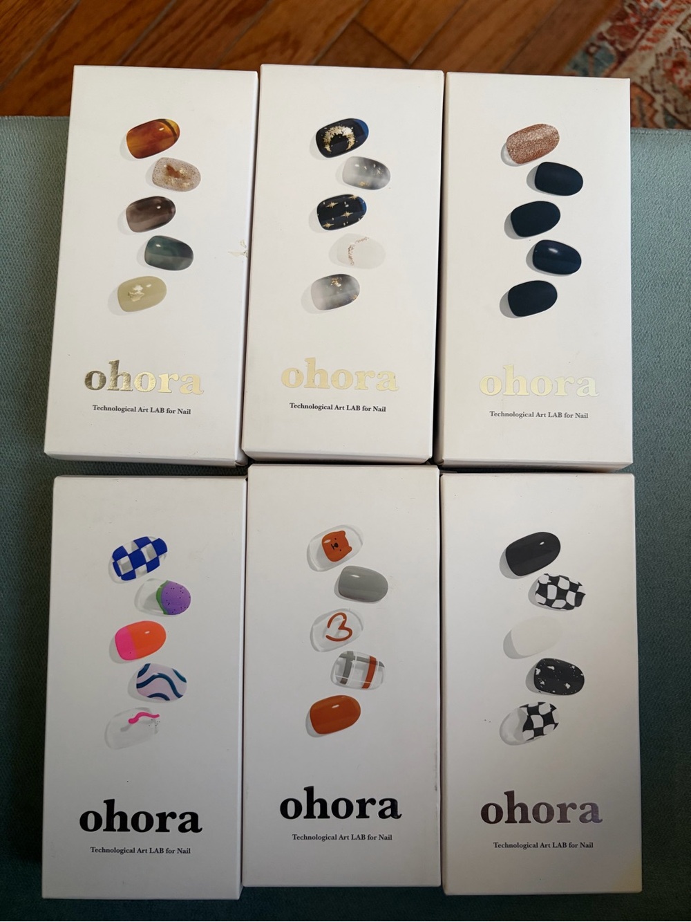 Ohora Semicured Gel Nail bundle— Assorted Colors and Designs New and Unsealed